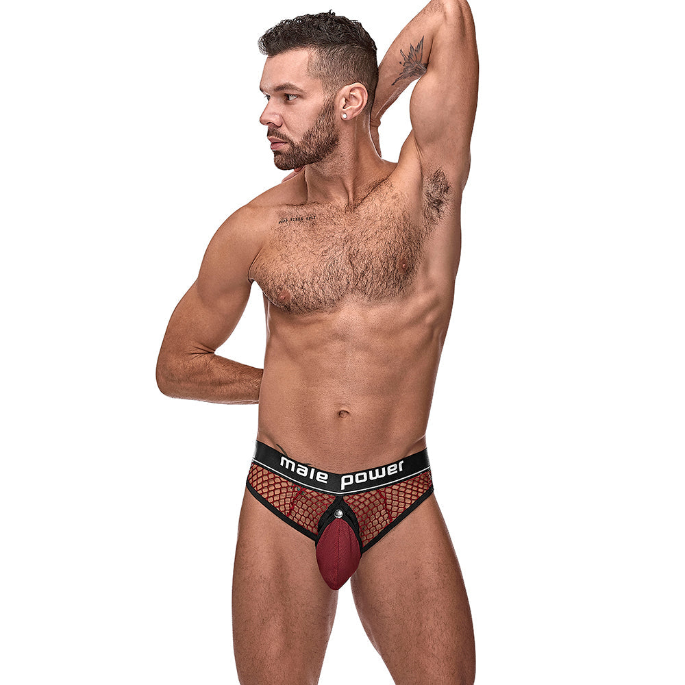 Cock Ring Thong Set with Detachable Pouch